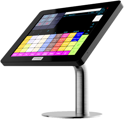 All-in-one POS system Modern tablet cash register with cash register software