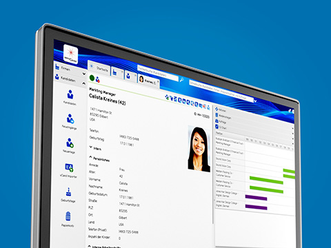Personal Kandidaten Verwaltung Kandidatenakte in der Personal management software