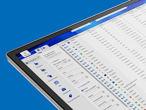 List with corporate clients