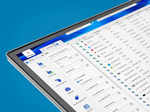 Kunden Verwaltung Kundenverwaltung in Personal management Software